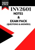 INV2601 Exam Pack with Notes (Questions and Answers)