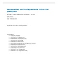 Complete samenvatting: de Diagnostische Cyclus: een Praktijkleer - laatste druk - de Bruyn - ISBN 9789033452987
