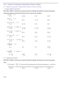 Algebra and Trigonometry, Blitzer - Exam Preparation Test Bank (Downloadable Doc)