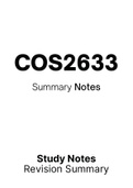 COS2633 - Notes (Summary) 