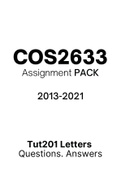 COS2633 - Combined Tut201 Letters (2013-2021) 