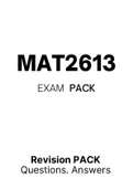 MAT2613 - EXAM PACK (2022) 
