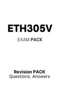 ETH305V - EXAM PACK (2022)
