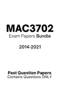 MAC3702 - Exam Prep. Questions (2014-2021)