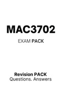 MAC3702 - EXAM PACK (2022) 