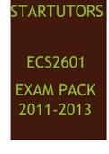 ECS2601  EXAM PACK  Microeconomics II