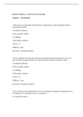 Business Statistics, Levine - Exam Preparation Test Bank (Downloadable Doc)