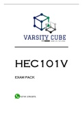 HEC101V EXAM PACK 2022