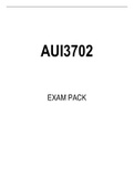 AUI3702 MCQ EXAM PACK 2023