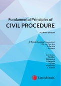 Fundamental principles of civil Procedure 