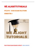 PVL3701 EXACT EXAM SOLUTION FOR SEMESTER 1 YEAR 2024 CALL 