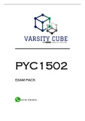 PYC1502 EXAM PACK 2022