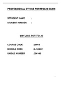 LME3701 Assignment 02 and 03(portfolio exam) and memo 2022