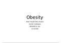 Obesity Week 4 Health Policy Analysis  NR506NP 