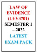 LEV3701 LATEST EXAM PACK FOR 2022