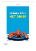 Boekverslag Het Diner van Herman Koch vwo 4