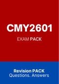 CMY2601 (Notes, ExamPACK, and ExamQuestions)