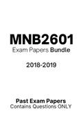 MNB2601 - Exam Questions PACK (2018-2019) 