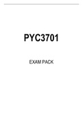 PYC3701 EXAM PACK 2022