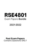 RSE4801 - Exam Questions PACK (2021-2022)
