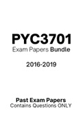 PYC3701 - Exam Questions PACK (2016-2019)