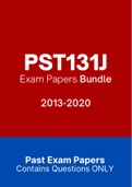 PST131J - Exam Questions Papers (2013-2020)