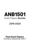ANB1501 - Exam Questions PACK (2019-2020)
