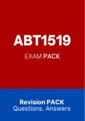 ABT1519 - Exam PACK (2022)