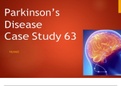 NU 460 Parkinson's Disease Case Study