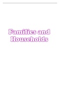 AQA A-Level Sociology Paper 2 Families and Households (A2)