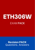 ETH306W - EXAM PACK (2022)