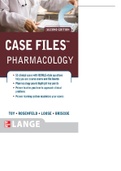 CASE FILES PHARMACOLOGY 7TH EDITION - 2022;Question and answe