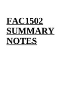FAC1502 SUMMARY NOTES