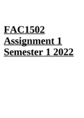 FAC1502 Assignment 1 Semester 1 2022