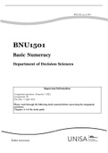 BNU1501 Basic Numeracy Assignment 02 S1 2022.