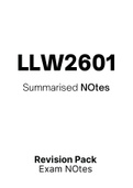 LLW2601 - Summary Notes (2022)