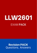 LLW2601 - EXAM PACK (2022)