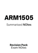 ARM1505 - Summarised NOtes