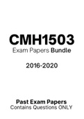 CMH1503 - Exam Questions PACK (2016-2020)