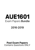 AUE1601 - Exam Questions PACK (2016-2019)