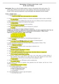 Microbiology 33 Final Lecture Exam A & B