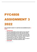 PYC4808 ASSIGNMENT 3 2022