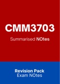 CMM3703 - Summarised NOtes