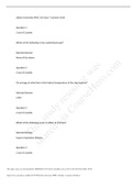 PHSC 210 Quiz 7 Questions with Answers(Graded A+)Liberty University.
