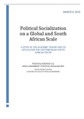 Political Science 212 Political Socialisation Essay