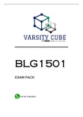 BLG1501 MCQ EXAM PACK 2023