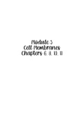 Cell Membranes COMPLETE NOTES