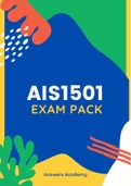 AIS1501 - Exam PACK (2022)