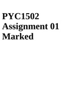 PYC1502 Assignment 01 Marked