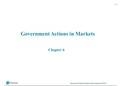 Economics: Microeconomics- Chapter 6 Government Actions in Markets summary